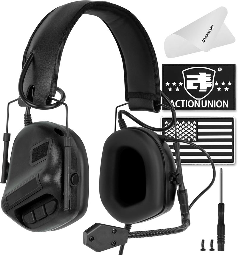 ACTIONUNION Tactical Headwear Headset No Noise Reduction - Image 1